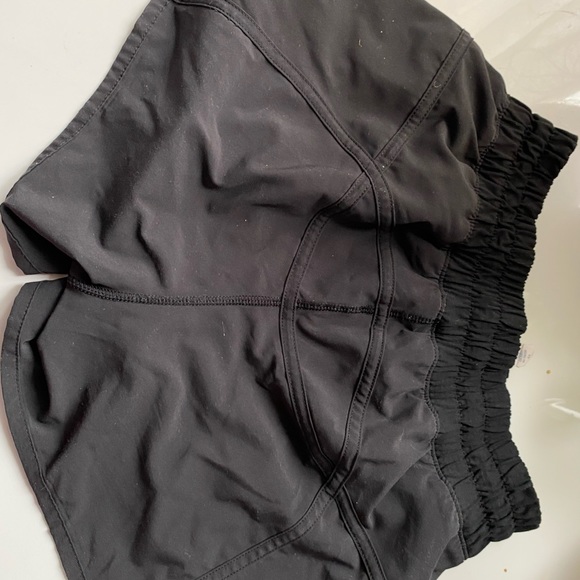 Lulu lemon black athletic shorts size 4 - Picture 1 of 3